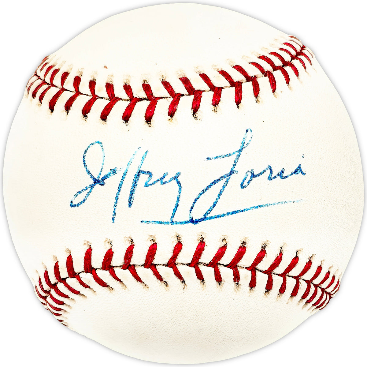 Jeffrey Loria Autographed Official Nl Baseball Miami Marlins