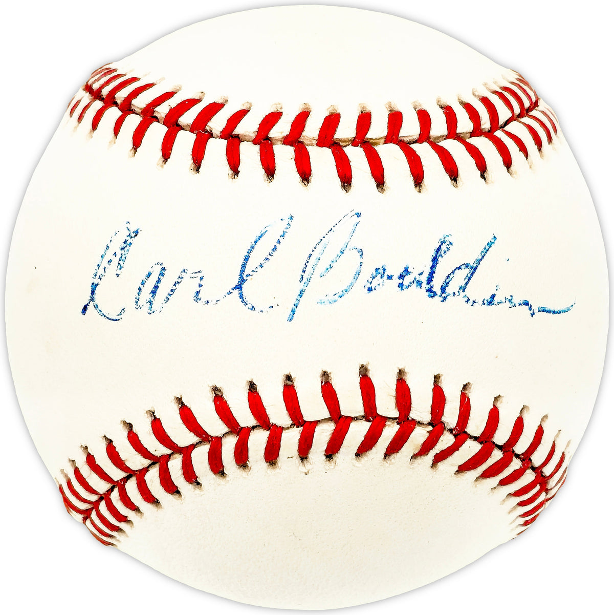 Carl Bouldin Autographed Official Al Baseball Washington Senators