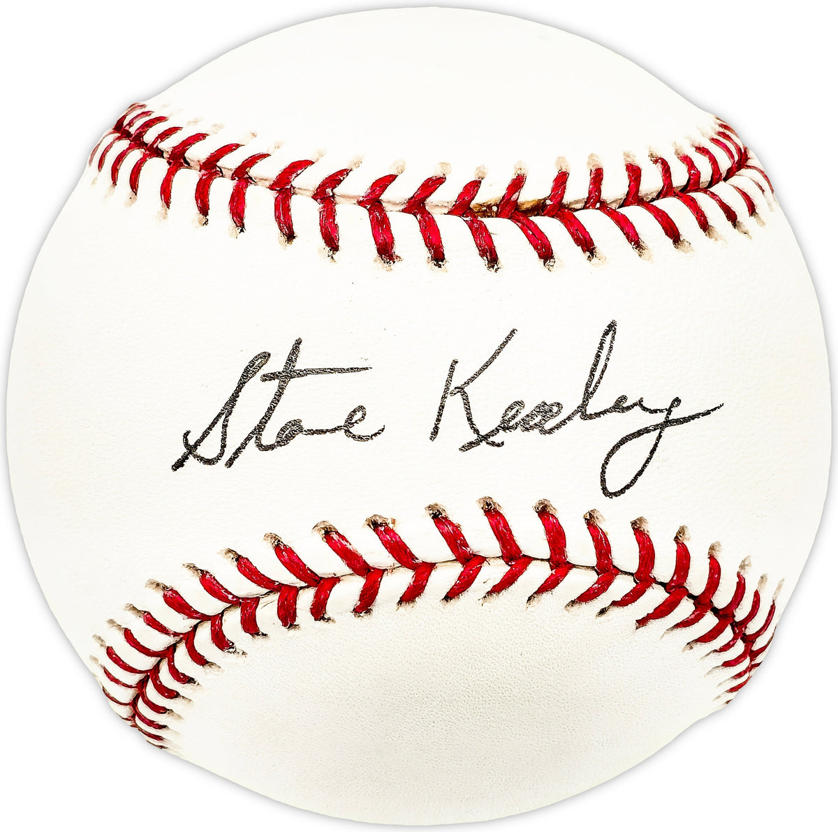 Steve Kealey Autographed Official MLB Baseball Los Angeles Angels, Chicago White Sox
