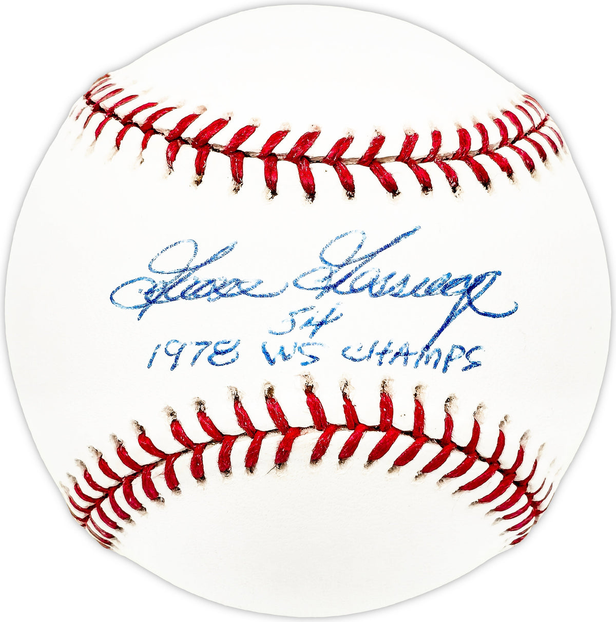 Goose Gossage Autographed Official 1978 World Series Logo MLB Baseball New York Yankees "1978 Ws Champs" Jsa #A19935