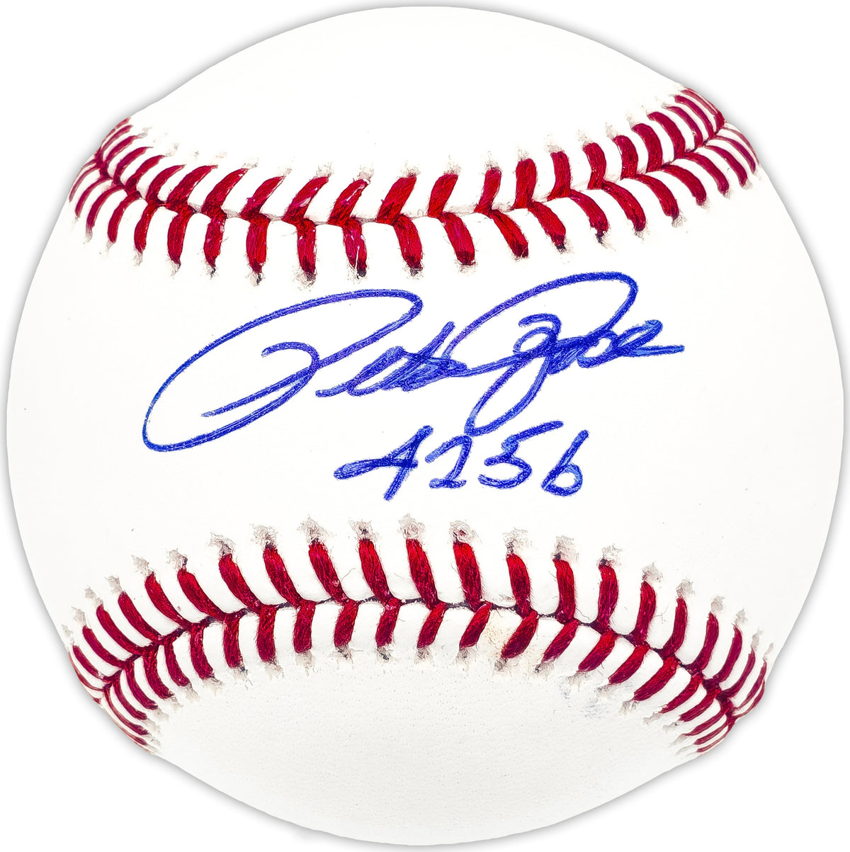 Pete Rose Autographed Official MLB Baseball Cincinnati Reds "4256" Pr Holo
