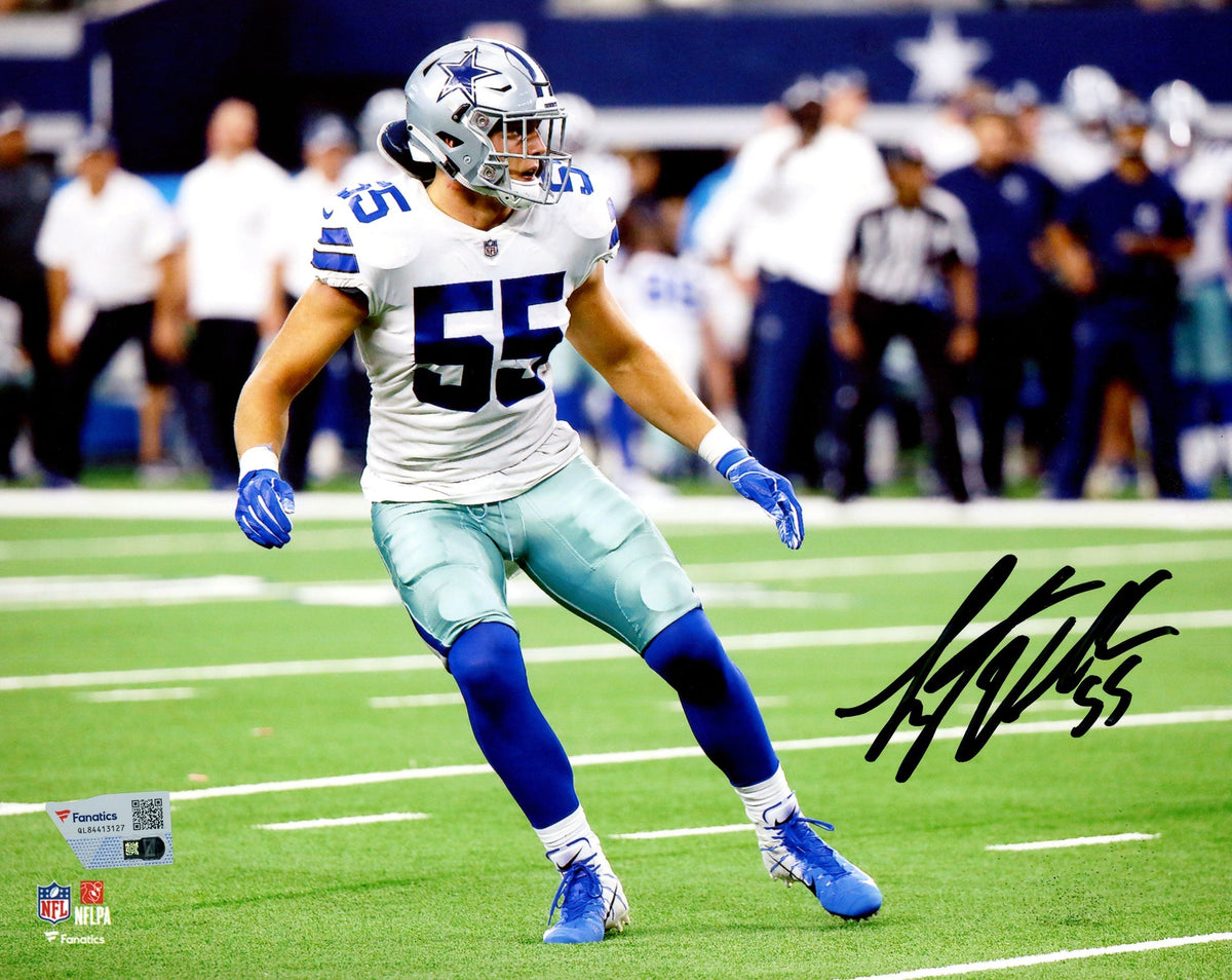 Leighton Vander Esch Autographed 8X10 Photo Dallas Cowboys Fanatics Holo