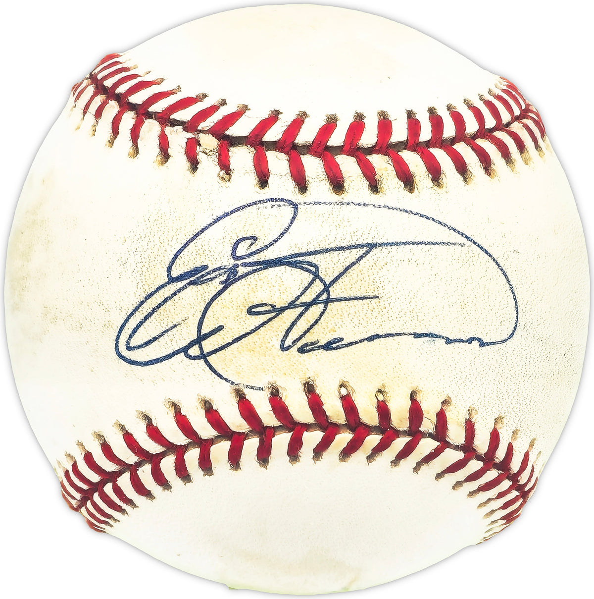 Ed Farmer Autographed Official Al Baseball Chicago White Sox, Philadelphia Phillies Beckett Bas Qr #Bm25853
