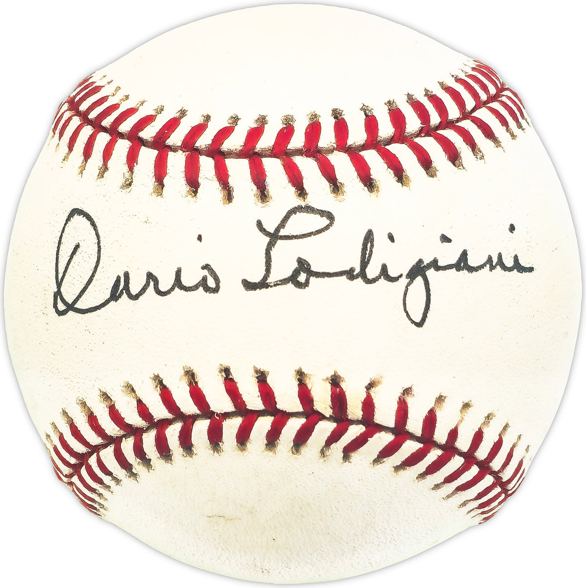 Dario Lodigiani Autographed Official Al Baseball Philadelphia Oakland A's, Chicago White Sox Beckett Bas Qr #Bm25863