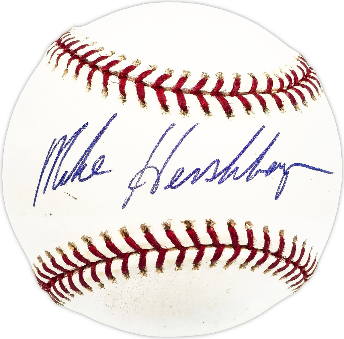 Mike Hershberger Autographed Official MLB Baseball White Sox, Pilots Beckett Bas Qr #Bm17815