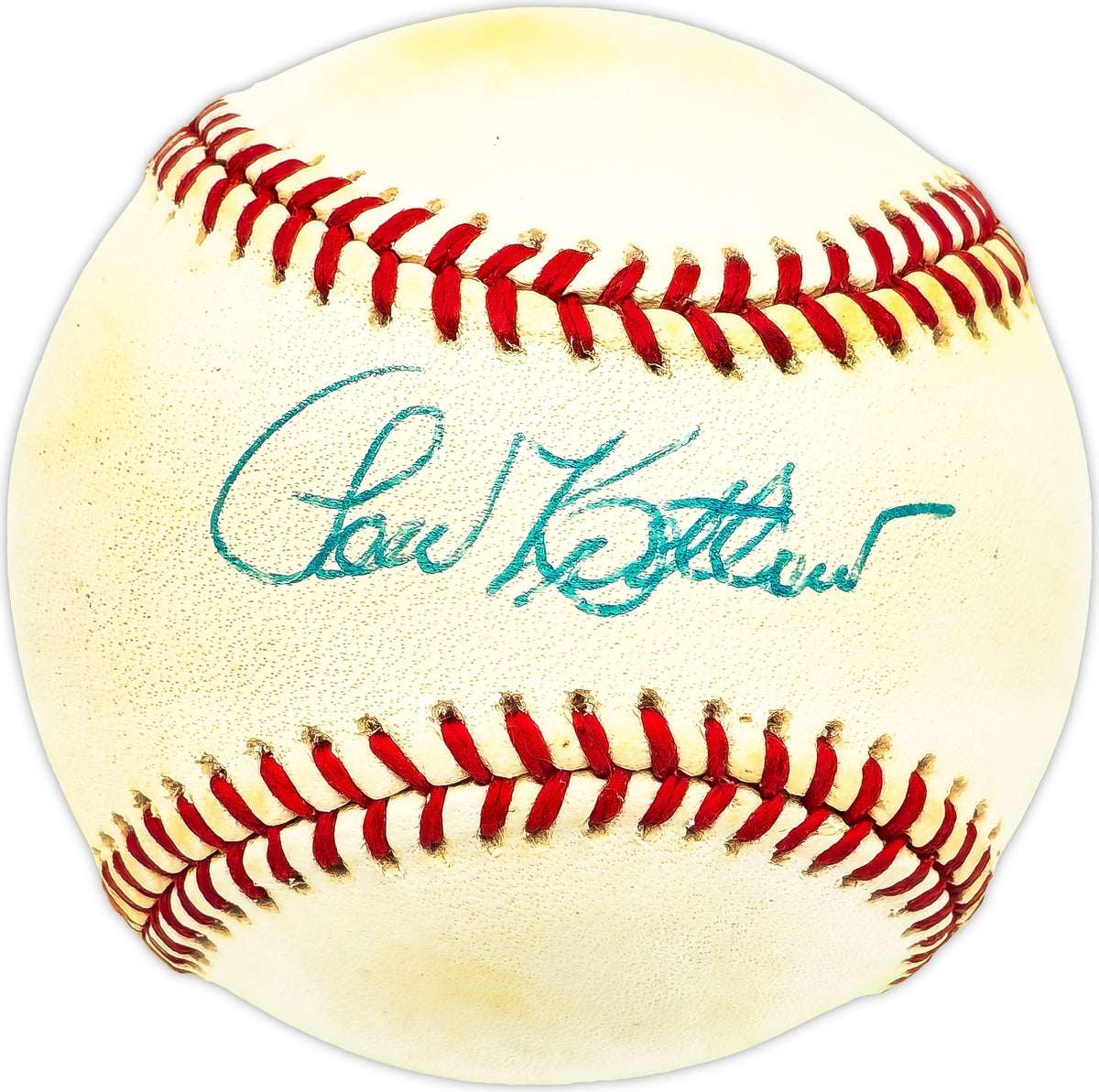 Lou Kretlow Autographed Official Al Baseball Detroit Tigers, Chicago White Sox Beckett Bas Qr #Bm17831
