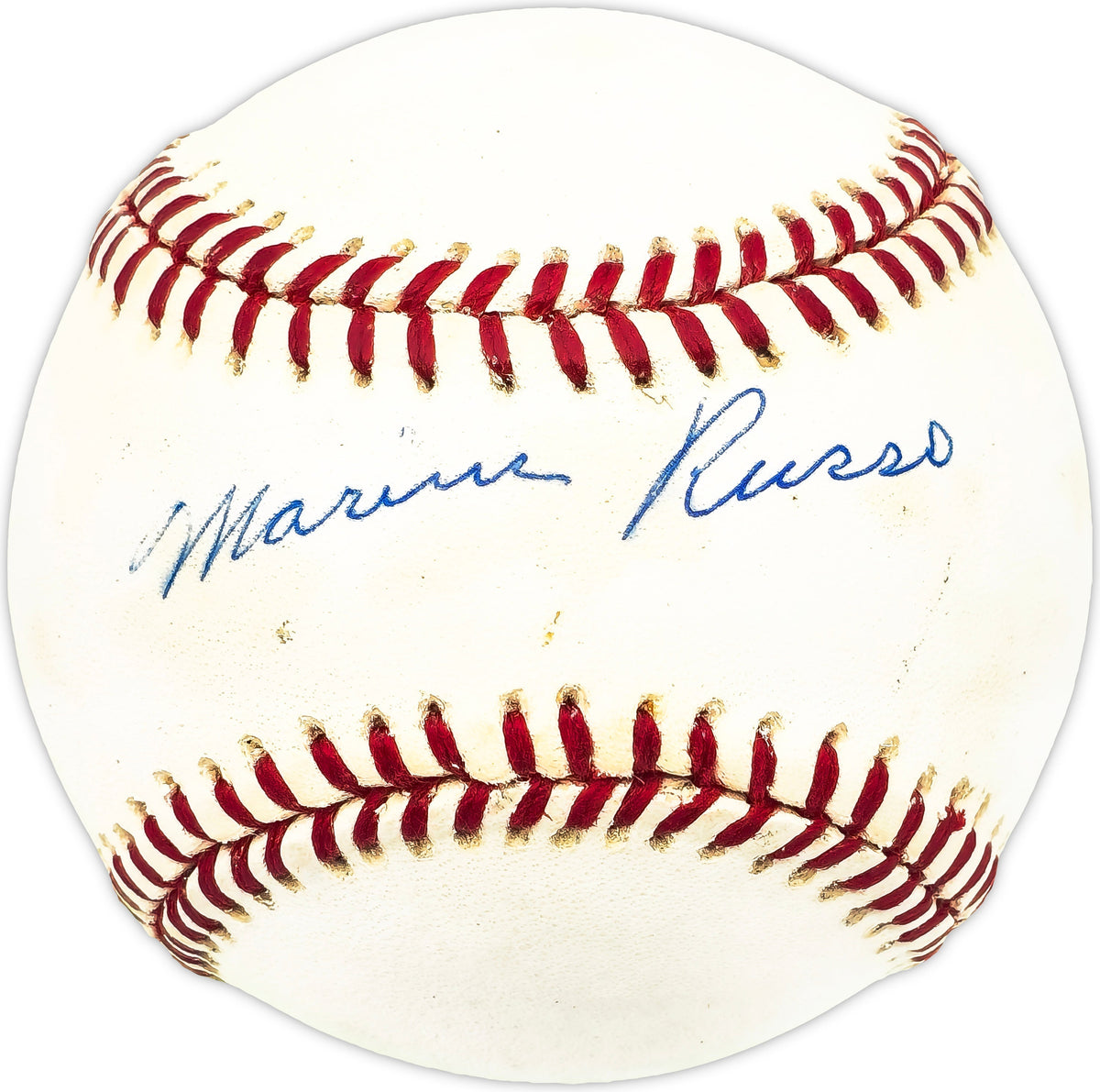 Marius Russo Autographed Official Al Baseball New York Yankees