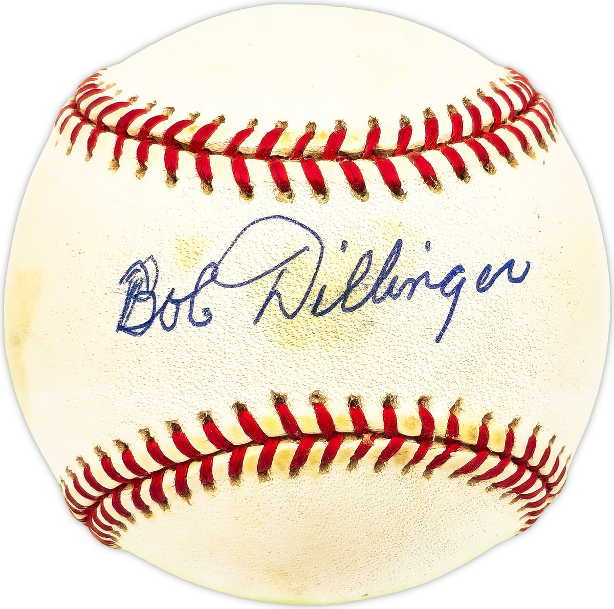 Bob Dillinger Autographed Official Al Baseball St. Louis Browns
