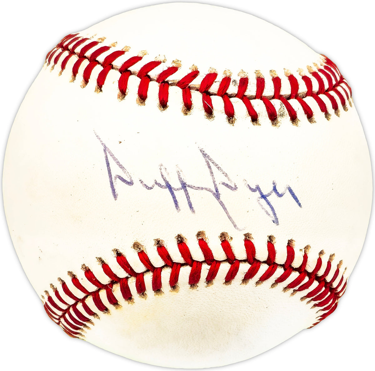 Duffy Dyer Autographed Official Nl Baseball Mets, Expos
