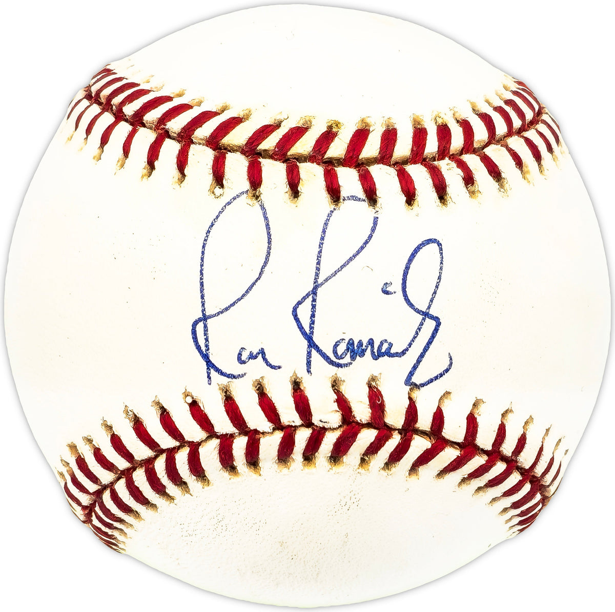 Ron Romanick Autographed Official Al Baseball California Angels