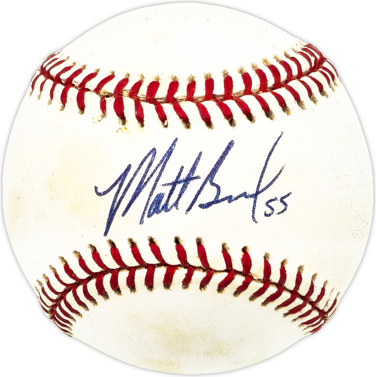 Matt Beech Autographed Official Nl Baseball Philadelphia Phillies