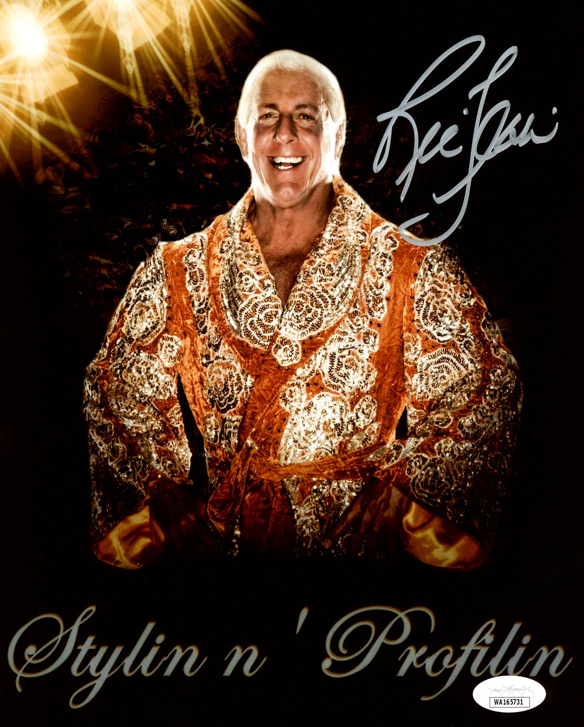 Ric Flair Autographed 8X10 Photo Wwe Jsa