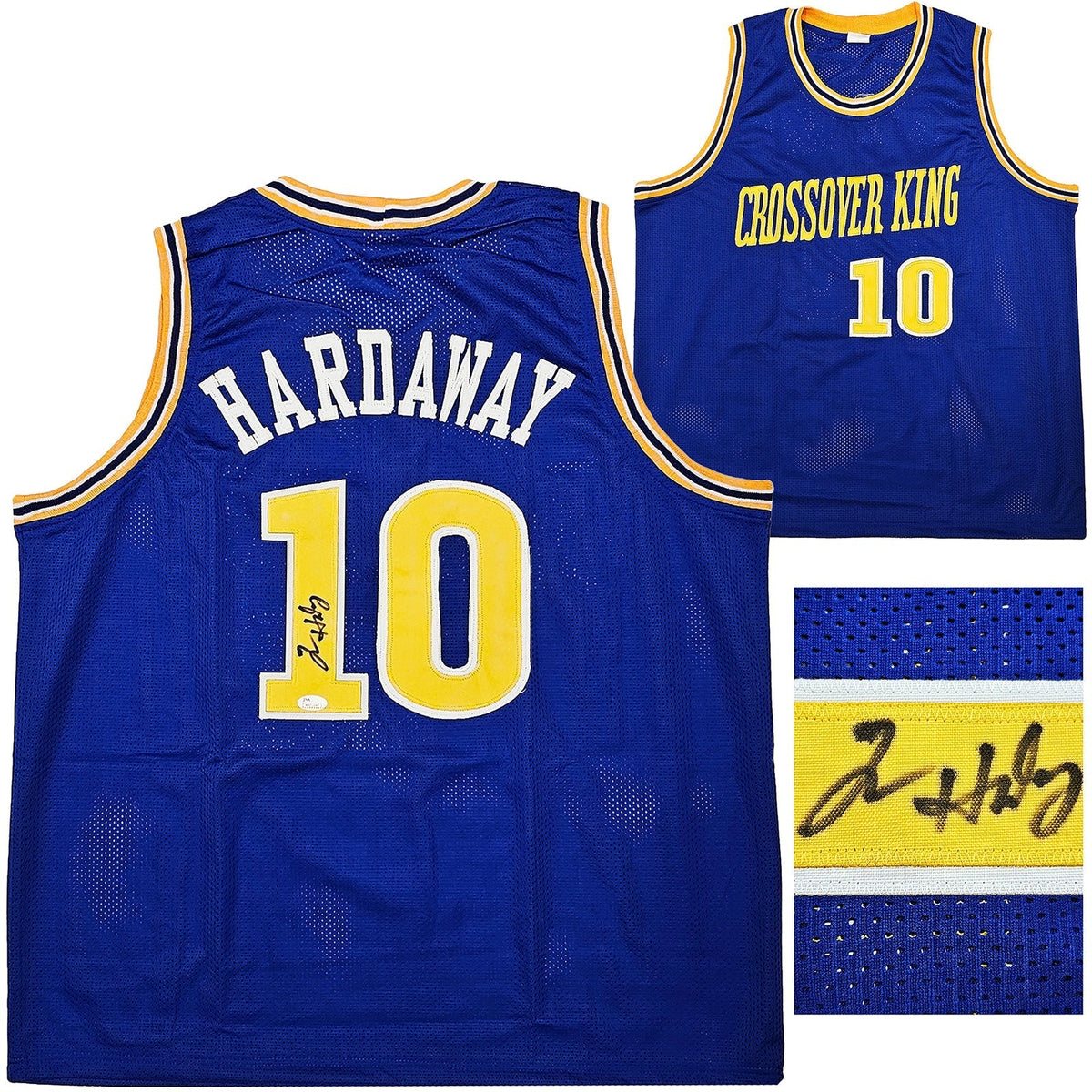 Golden State Warriors Tim Hardaway Autographed Blue Jersey Jsa Stock #215723