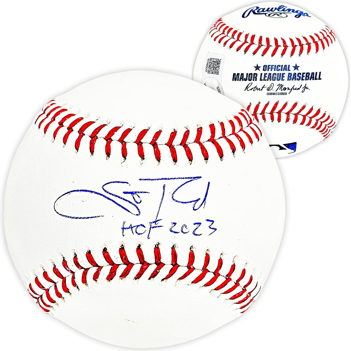 Scott Rolen Autographed Official MLB Baseball St. Louis Cardinals "Hof 2023" Beckett Bas Witness Stock #215689