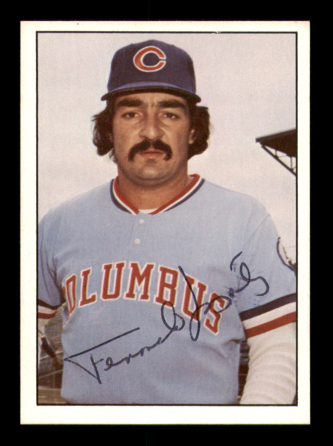 Fernando Gonzalez Autographed 1978 Tcma Card #50 Columbus Clippers
