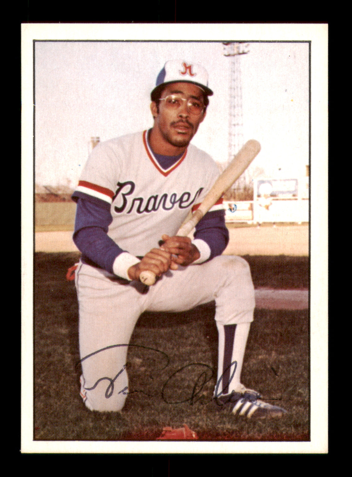 James Arline Autographed 1978 Tcma Rookie Card #132 Richmond Braves