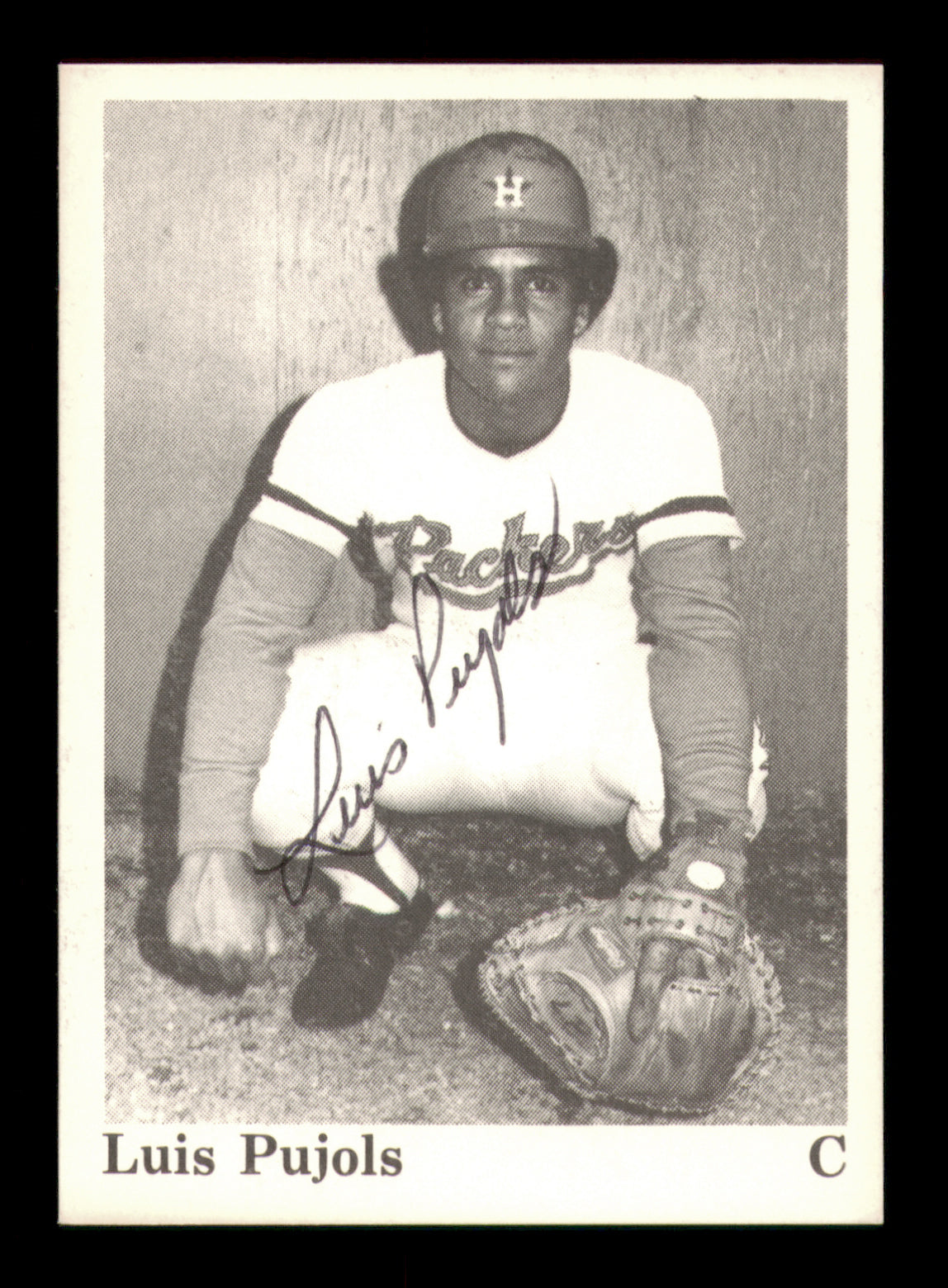 Luis Pujols Autographed 1975 Tcma Rookie Card #21 Dubuque Packers