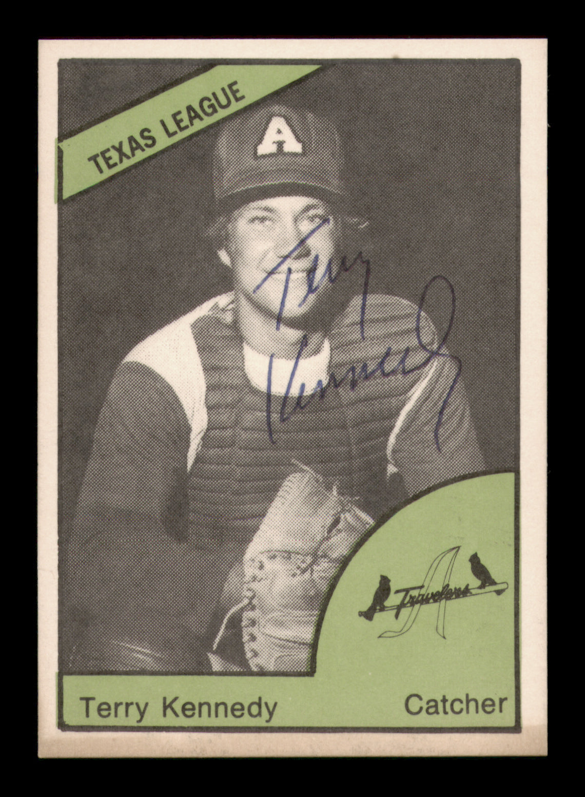 Terry Kennedy Autographed 1978 Tcma Rookie Card #11 Arkansas Travelers