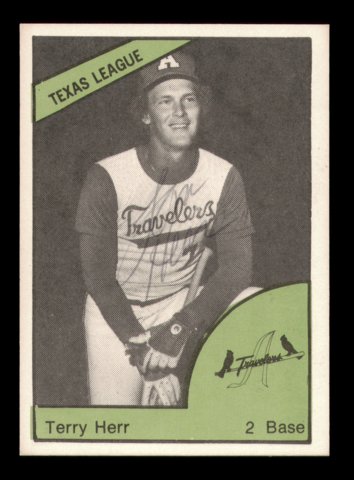 Tommy Herr Autographed 1978 Tcma Rookie Card #10 Arkansas Travelers