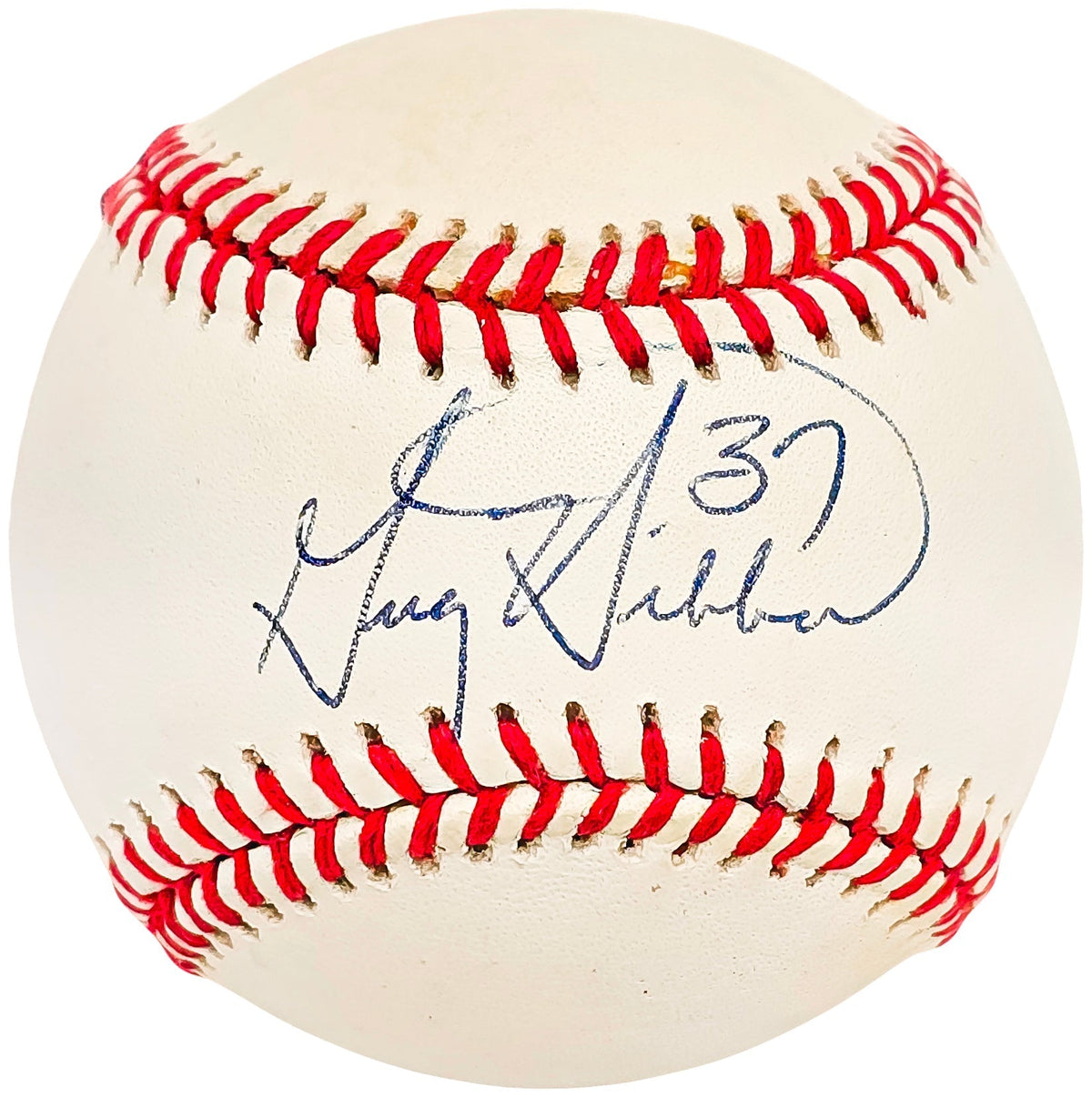 Greg Hibbard Autographed Official Al Baseball Chicago White Sox, Chicago Cubs Beckett Bas #Bj009120