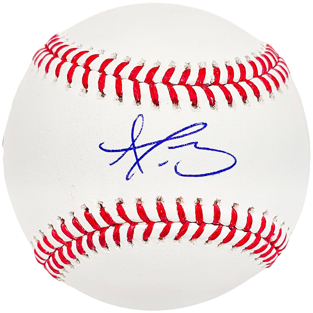 Dustin May Autographed Official MLB Baseball Los Angeles Dodgers Fanatics Holo #Jd830988