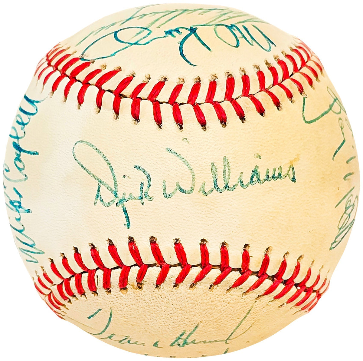 1987 Seattle Mariners Team Signed Autographed Official Al Baseball With 19 Signatures Sku #218497
