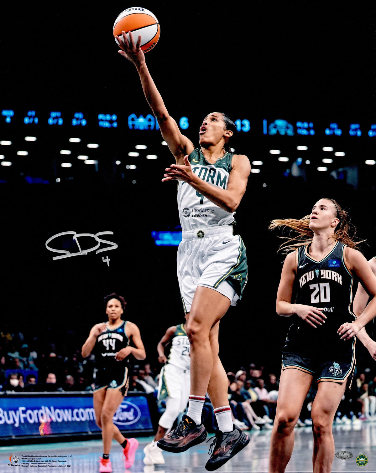 Skylar Diggins-Smith Autographed 16X20 Photo Seattle Storm Mcs Holo