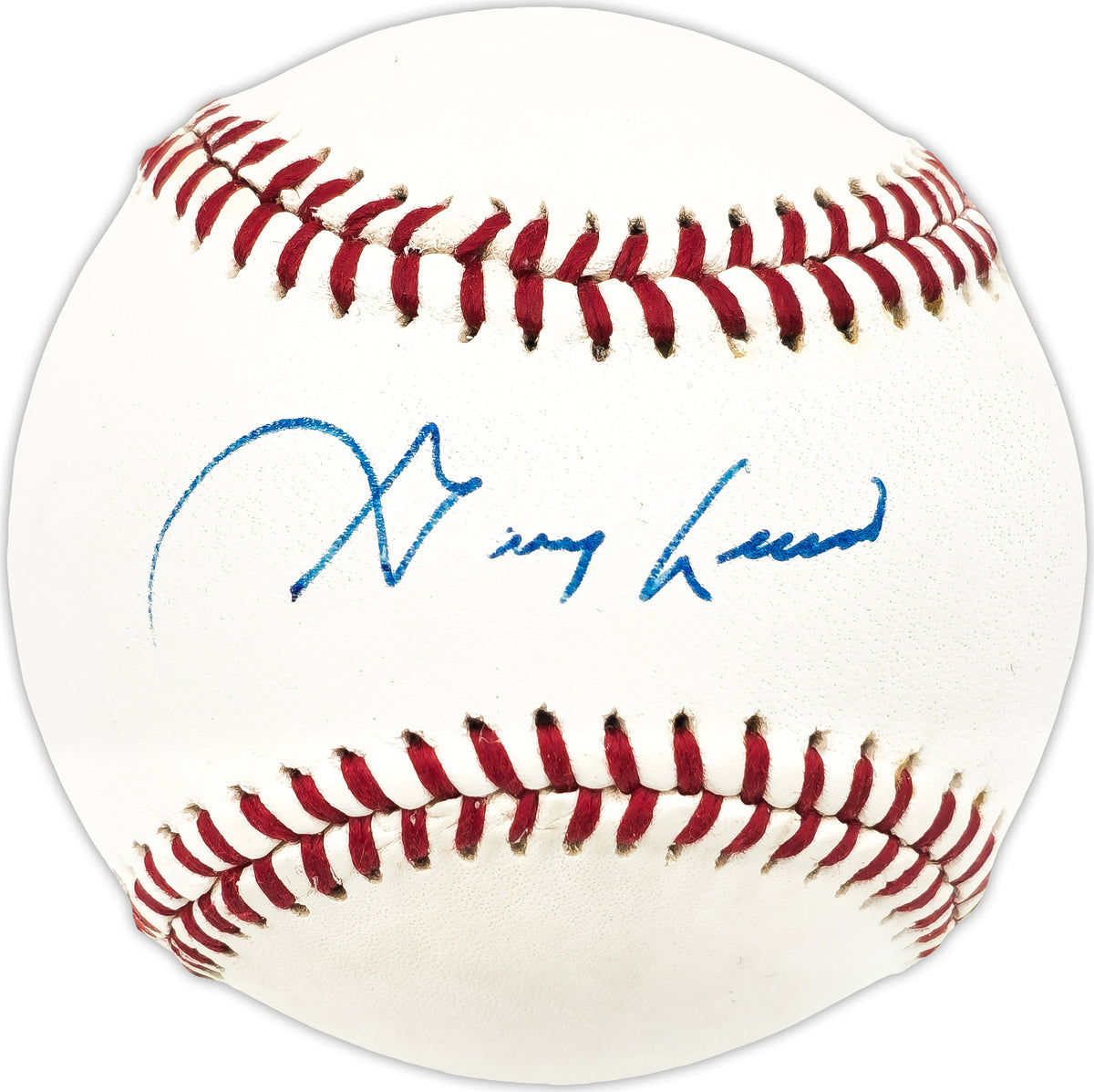 Gary Lucas Autographed Official League Baseball San Diego Padres, Los Angeles Angels Beckett Bas Qr #Bn13252
