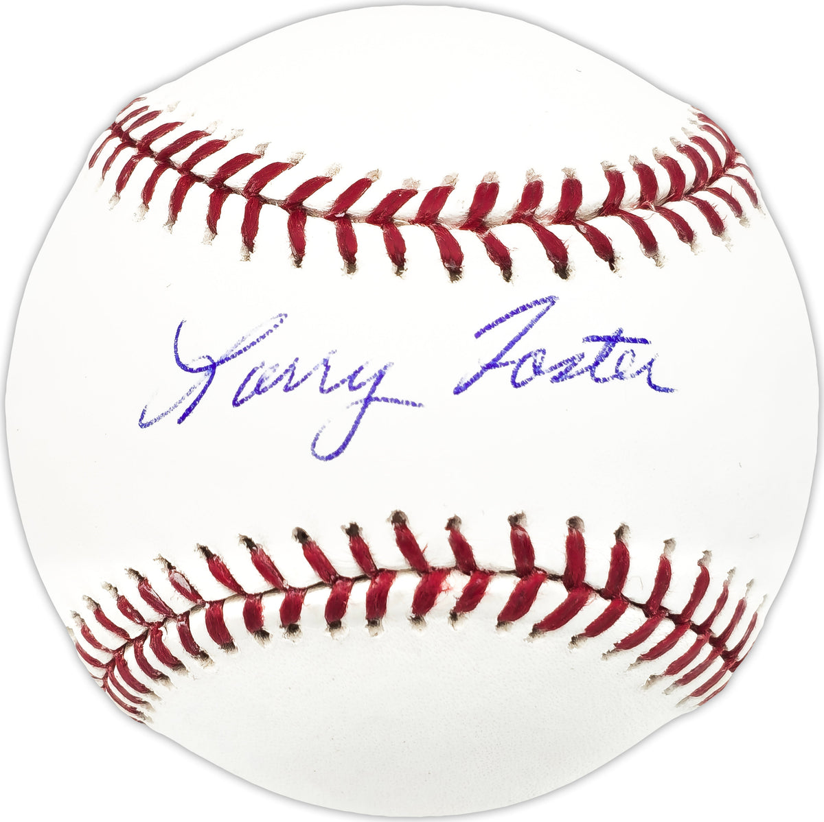 Larry Foster Autographed Official MLB Baseball Detroit Tigers Beckett Bas Qr #Bn13174