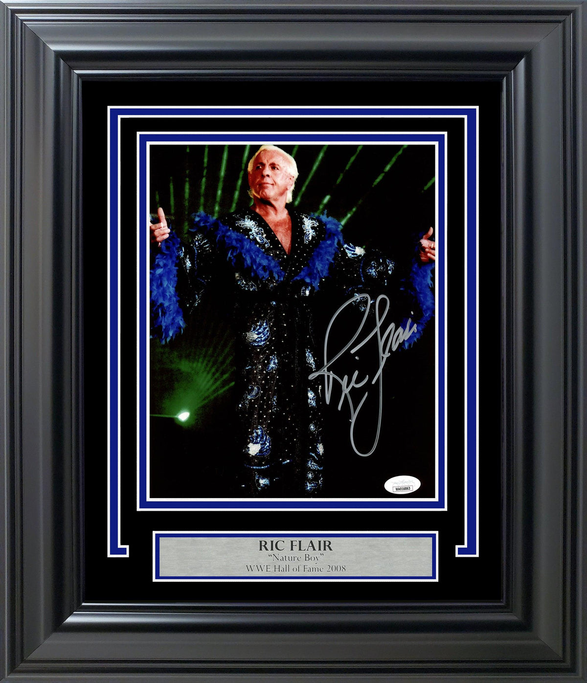 Ric Flair Autographed Framed 8X10 Photo Jsa Stock #209417