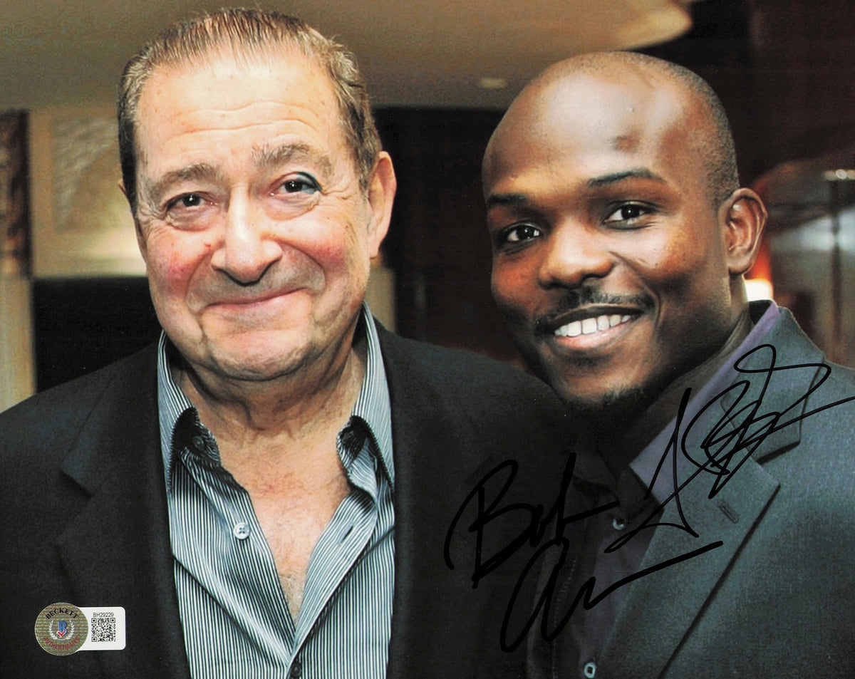 Timothy Bradley & Bob Arum Autographed 8X10 Photo Beckett Bas Qr #Bh29229
