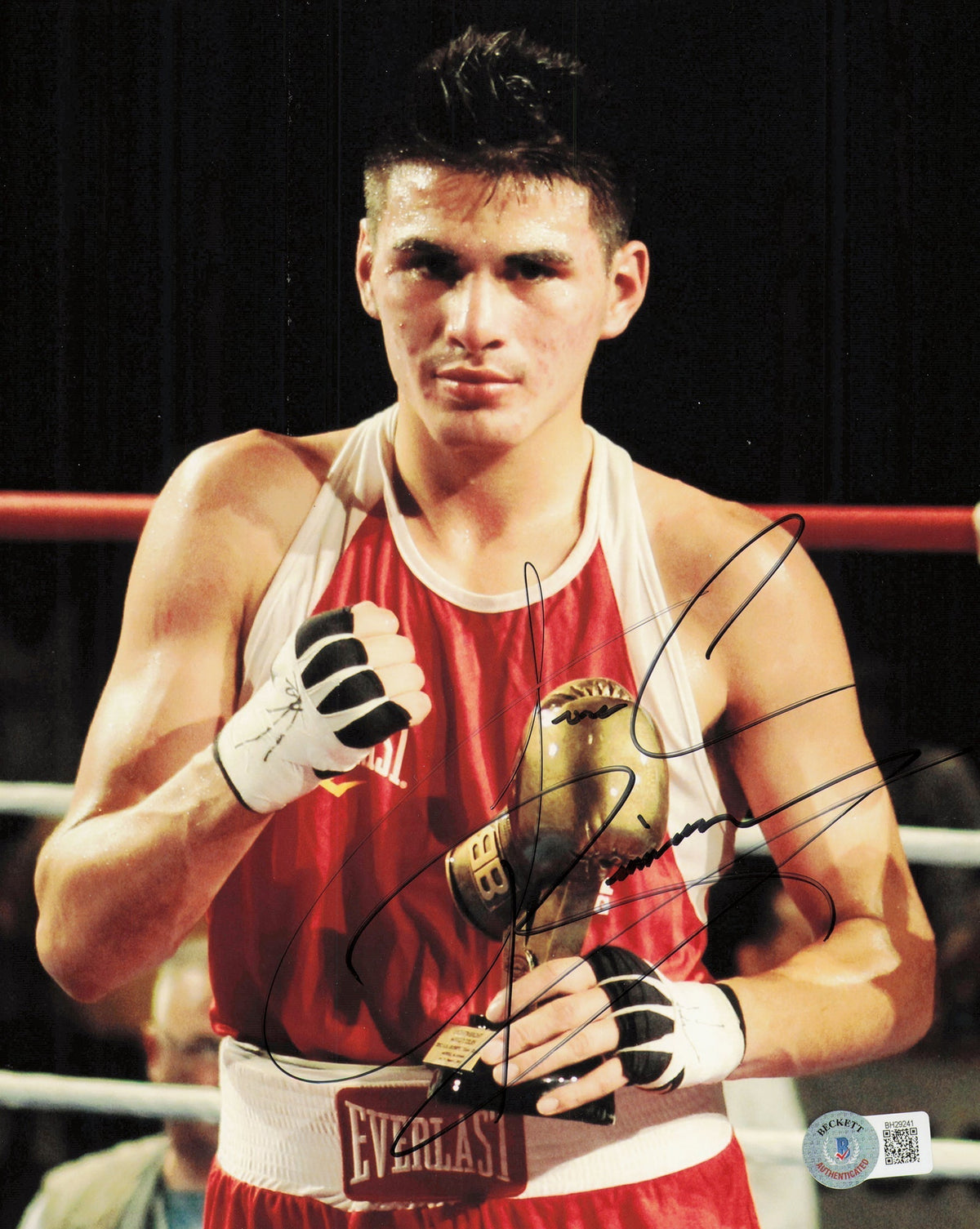 Jose J.C. Ramirez Autographed 8X10 Photo Beckett Bas Qr #Bh29241
