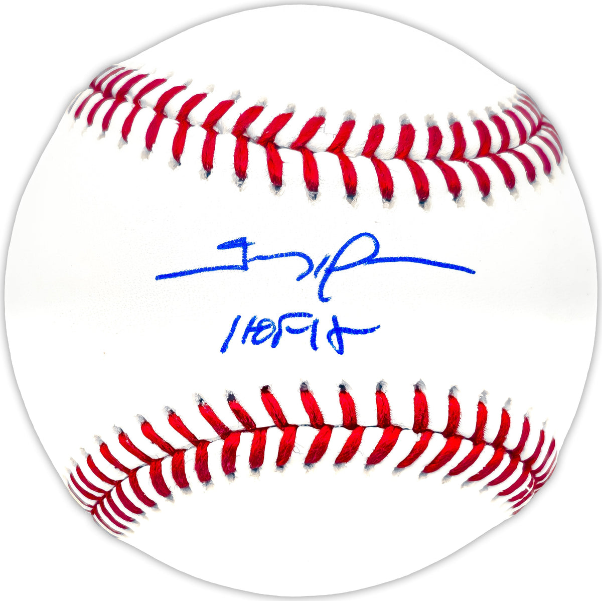 Trevor Hoffman Autographed Official MLB Baseball San Diego Padres "Hof 18" Beckett Bas Witness