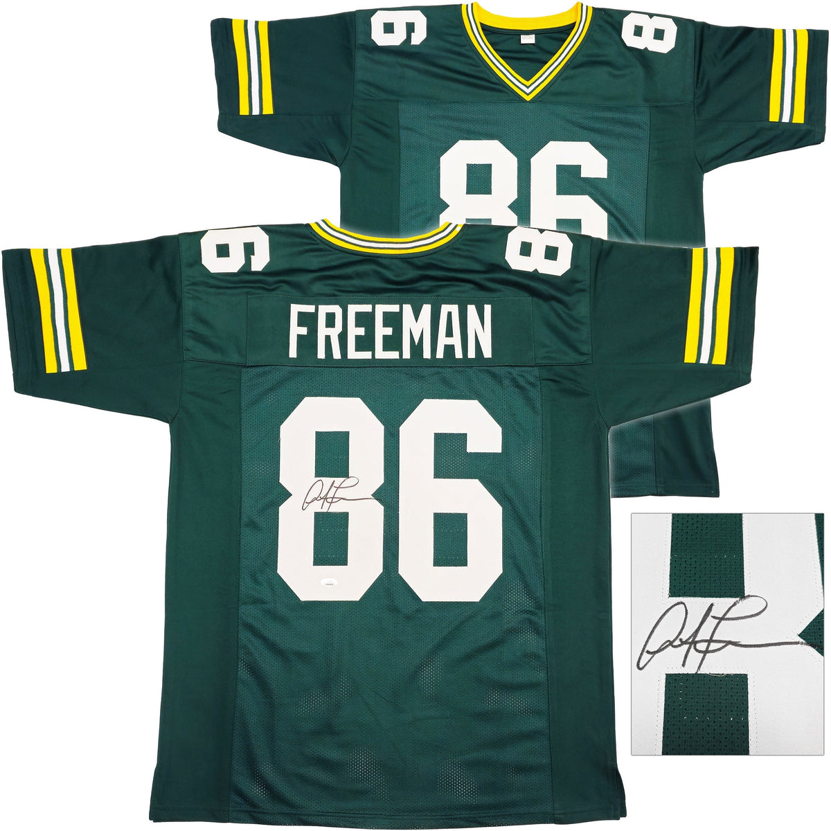 Green Bay Packers Antonio Freeman Autographed Green Jersey Jsa