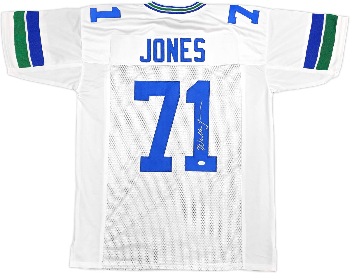 Seattle Seahawks Walter Jones Autographed White Jersey Jsa