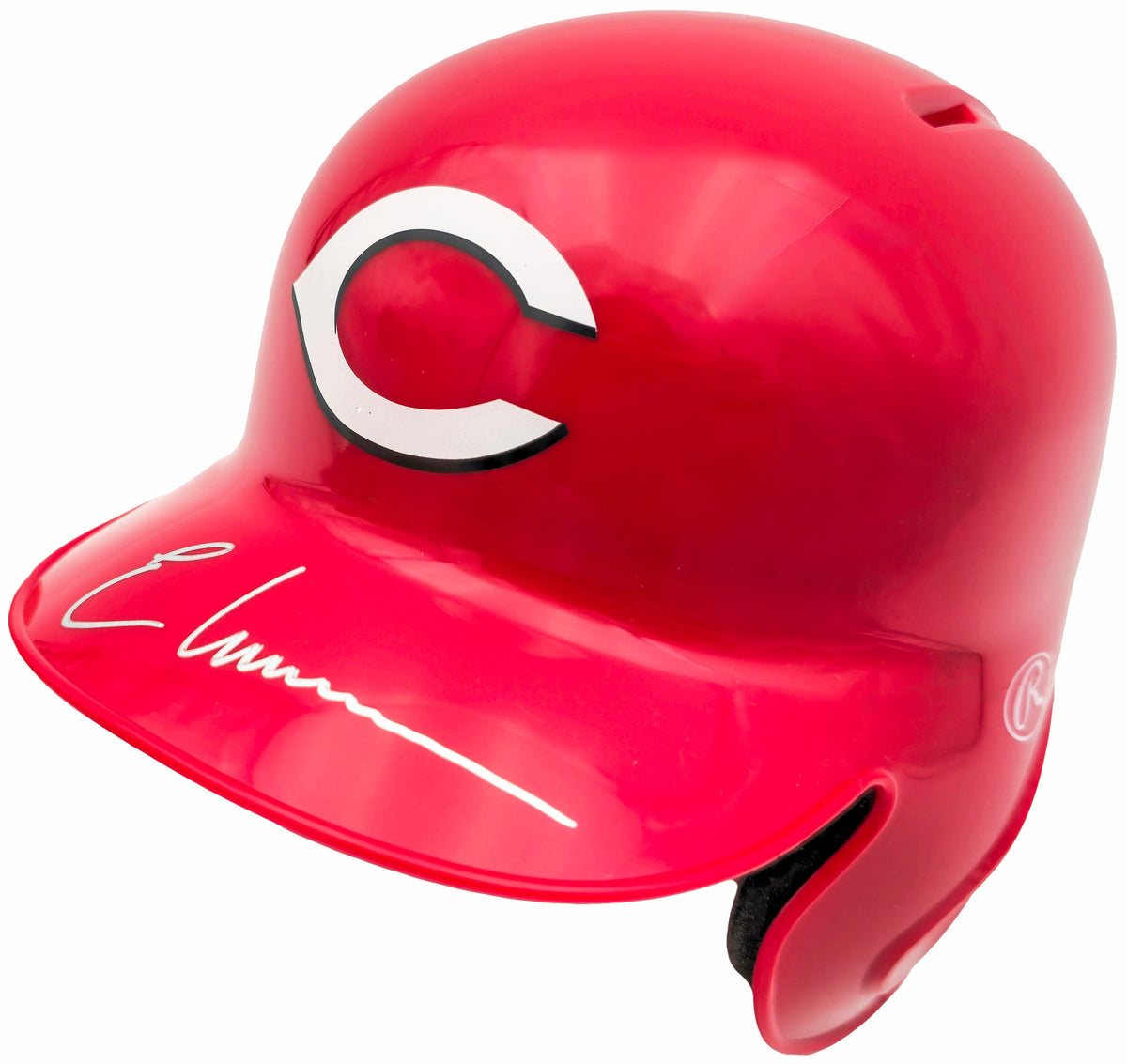 Elly De La Cruz Autographed Cincinnati Reds Red Mini Helmet (Minor Scratches/Scuffs) Beckett Bas Qr