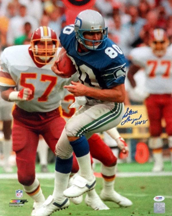 Steve Largent Autographed 16X20 Photo Seattle Seahawks "Hof 95" PSA/Dna Itp Stock #89903