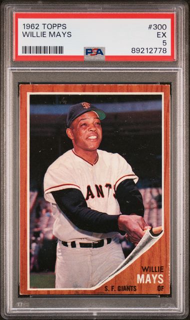 Baseball Topps Willie Mays 1962 Topps #300 PSA 5