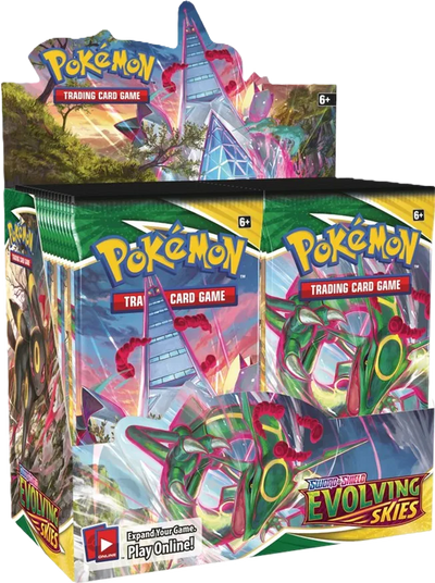 Pokémon Sword & Shield - Evolving Skies Booster Box (Cassius Marsh Stream Only)