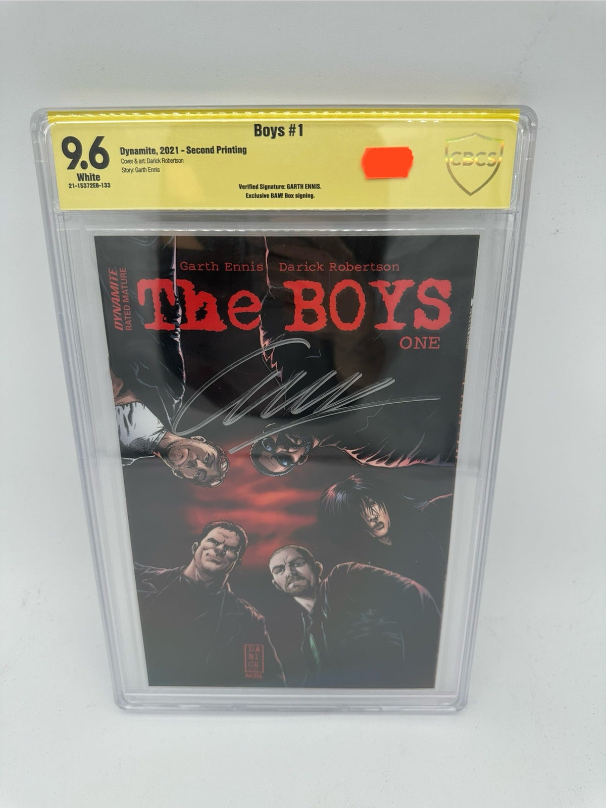 The Boys #1 Cbcs 9.6 Graded And Signed