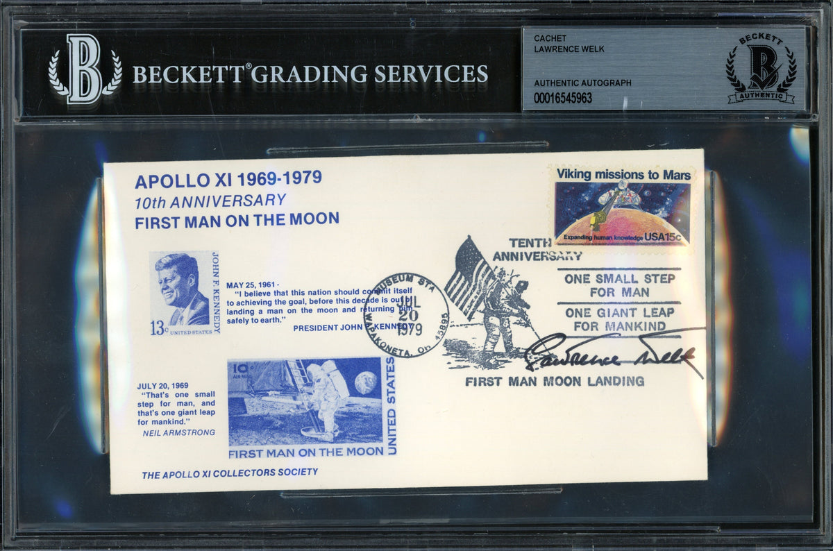 Lawrence Welk Autographed 1979 First Day Cover Musician Beckett Bas #16545963