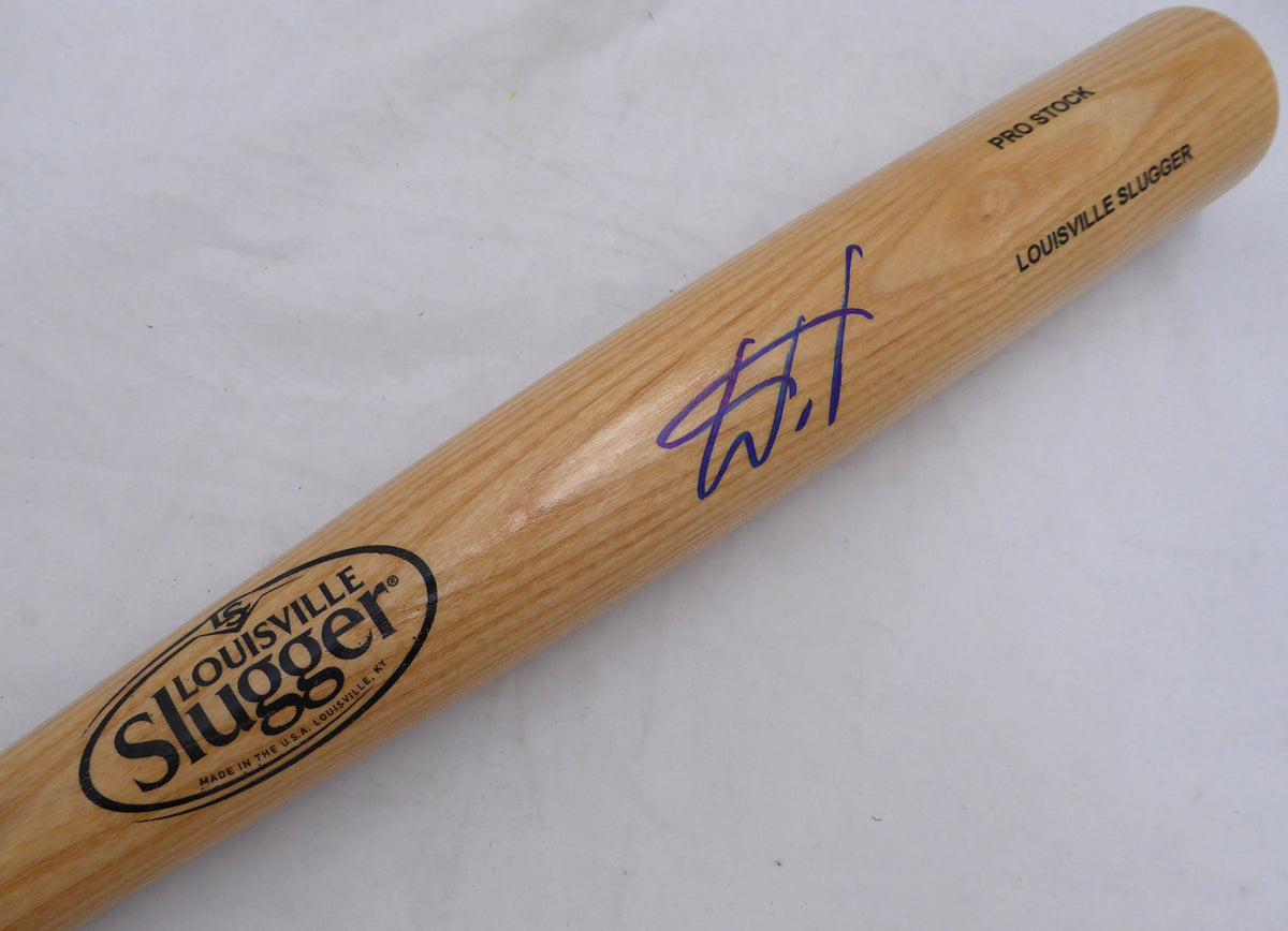 Wander Franco Autographed Louisville Slugger Bat Tampa Bay Rays Jsa #Aj32501