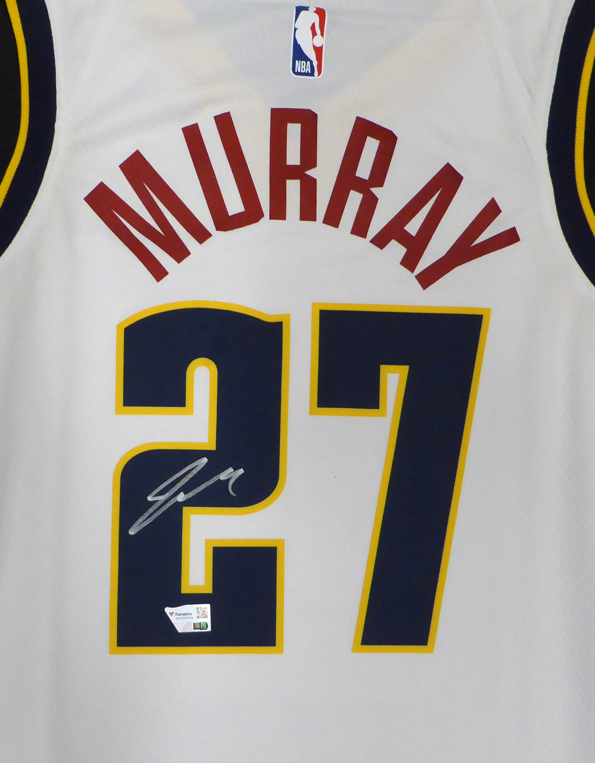 Denver Nuggets Jamal Murray Autographed White Nike Jersey Fanatics #Sv33329634