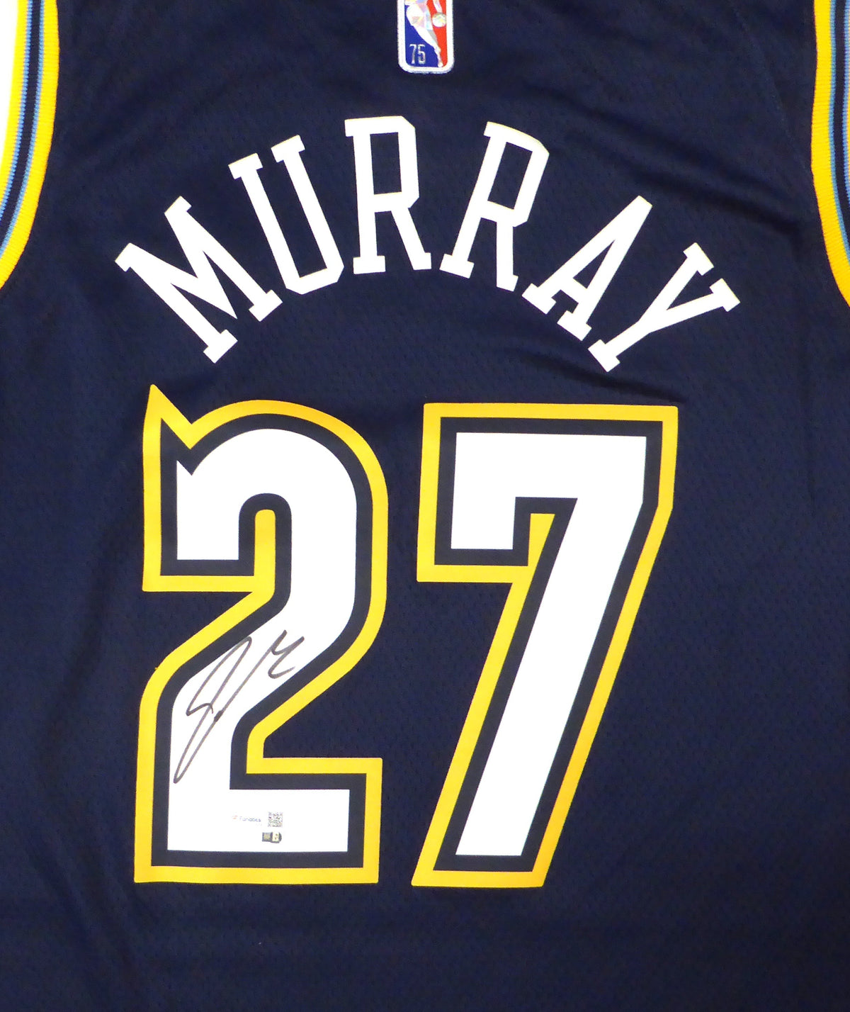 Denver Nuggets Jamal Murray Autographed Dark Blue Nike Jersey Fanatics #Sv33329636