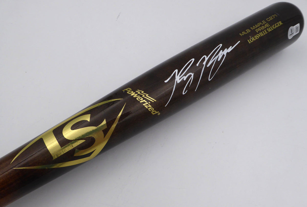 Ryan Braun Autographed Game Model Louisville Slugger C271 Bat Milwaukee Brewers Beckett Bas Qr #Bm02113