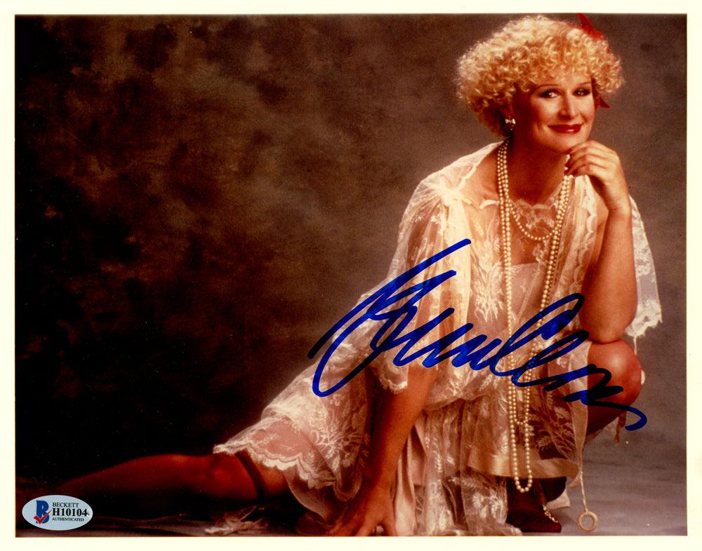 Glenn Close Autographed 8X10 Photo Actress Beckett Bas #H10104