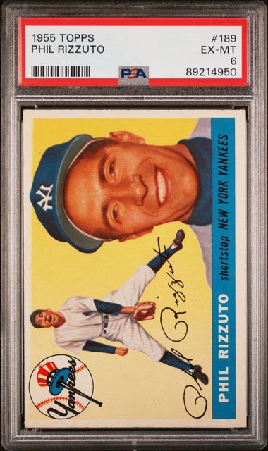 Baseball Topps Phil Rizzuto 1955 Topps #189 PSA 6