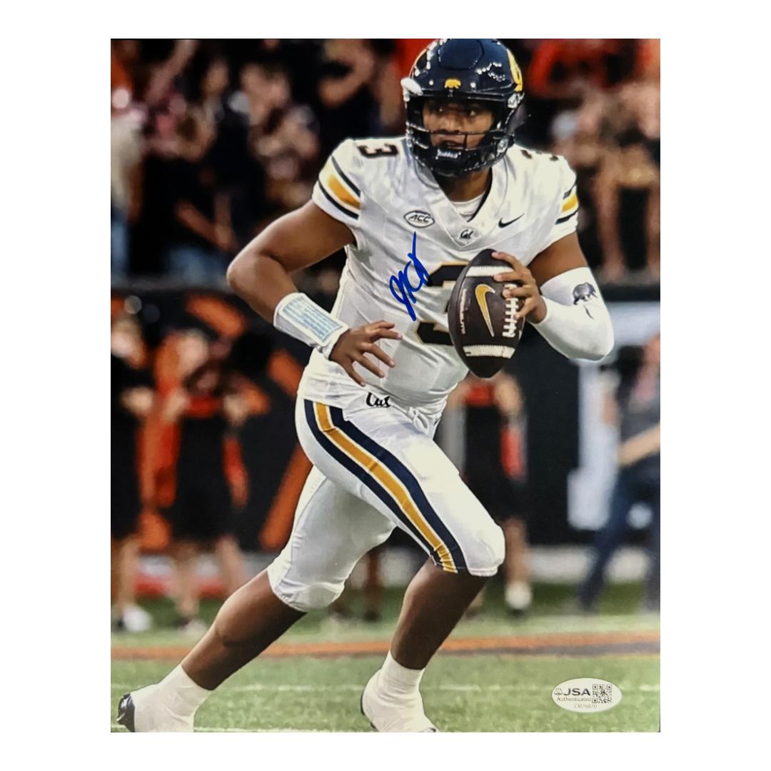 Jaron-Keawe Sagapolutele Signed California Pose 10 Football 8X10 Photo (Jsa)