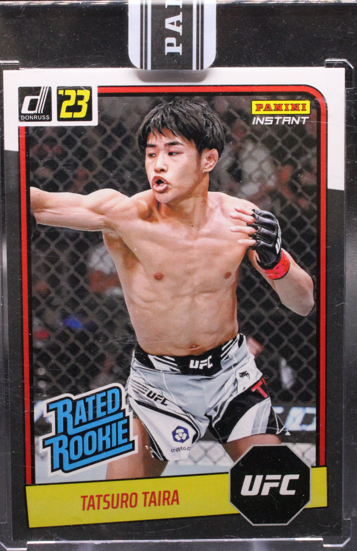 UFC MMA Panini 2023 Panini Instant UFC - Tatsuro Taira Rr-35 - Rated Rookie Retro Black 1/1