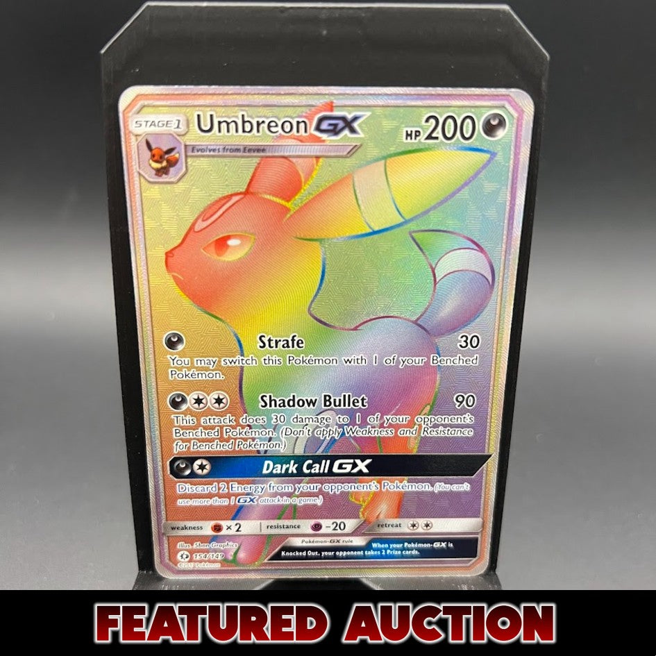 Umbreon Gx Rainbow Rare - Sm - Base Set
